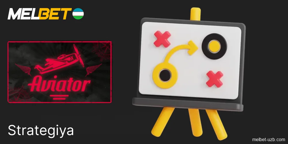 Aviator Melbet-da o'yin strategiyasi