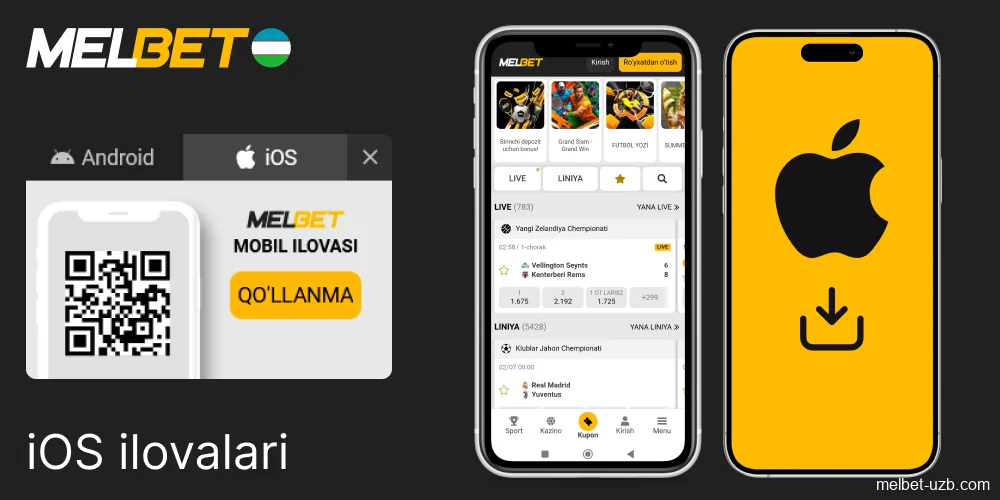 Melbet ilovasini iOS-ga qanday o'rnatish mumkin